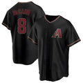 Kooe A.Diamondbacks #8 James McCann Player Black Replica Alternate Stitched Jersey