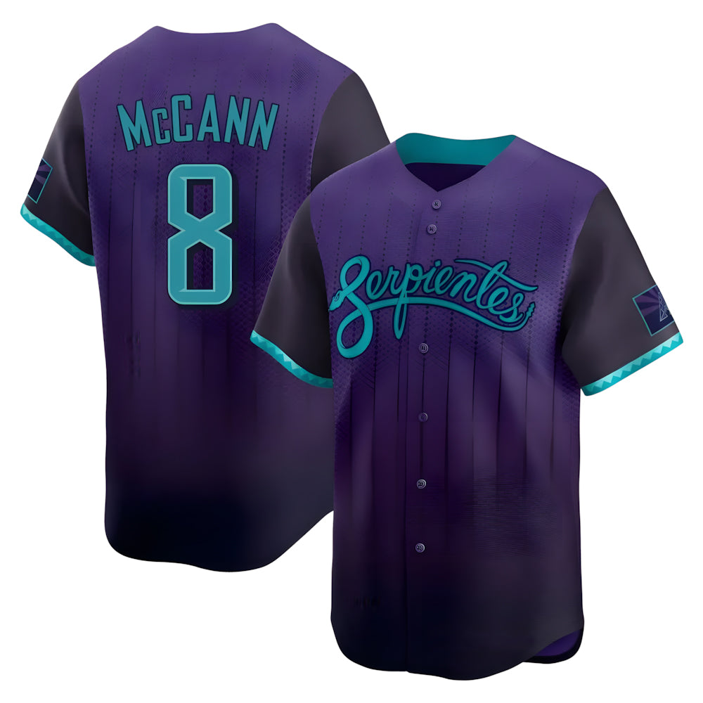 Kooe A.Diamondbacks #8 James McCann Player Purple Limited 2026 City Connect Stitched Jersey