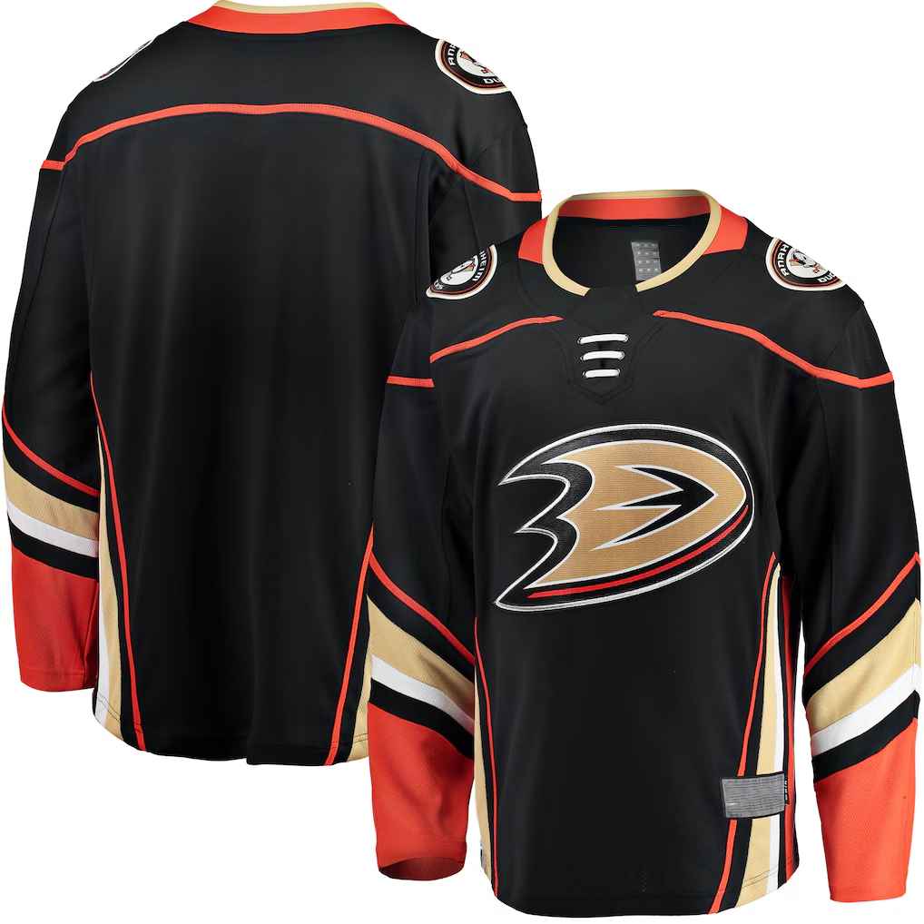 Kooe A.Ducks Black Breakaway Home Jerseys