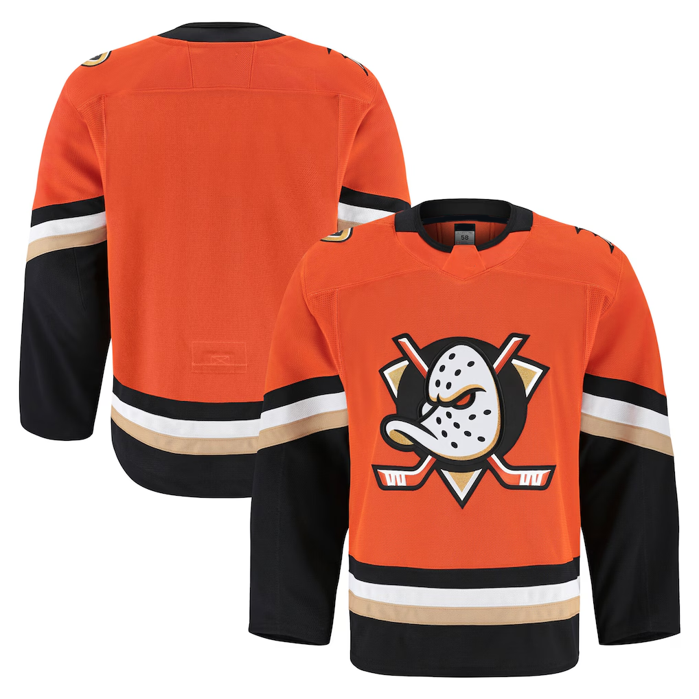 Kooe A.Ducks Orange Home Authentic Pro Jerseys