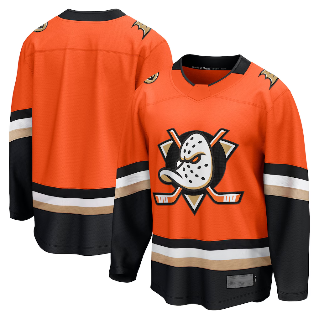 Kooe A.Ducks Orange Home Breakaway Jerseys