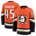 Kooe A.Ducks #45 Beckett Sennecke Orange Home Premium Jerseys