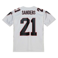 Kooe A.Falcons 1991 #21 Deion Sanders Mitchell & Ness White Authentic Throwback Retired Player Stitched Puhic Jersey