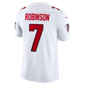 Kooe A.Falcons #7 Bijan Robinson White Vapor F.U.S.E. Stitched Limited Stadium Jerseys