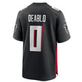 Kooe A.Falcons #0 Divine Deablo Player Black Home Game Stitched Jerseys
