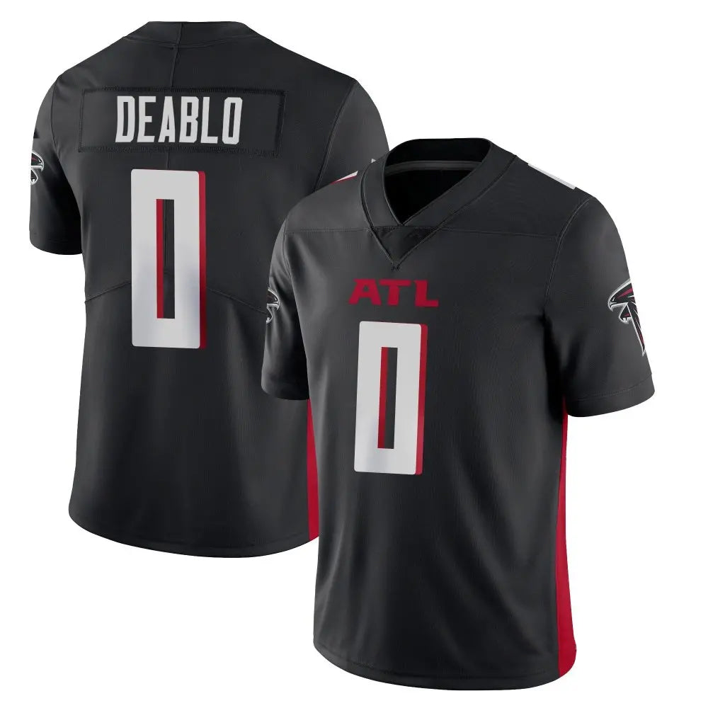 Kooe A.Falcons #0 Divine Deablo Player Black Vapor Limited Home Game Stitched Jerseys