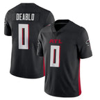 Kooe A.Falcons #0 Divine Deablo Player Black Vapor Limited Home Game Stitched Jerseys