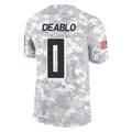 Kooe A.Falcons #0 Divine Deablo Player Camo Salute to Service Limited Stitched Jerseys