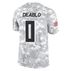 Kooe A.Falcons #0 Divine Deablo Player Camo Salute to Service Limited Stitched Jerseys