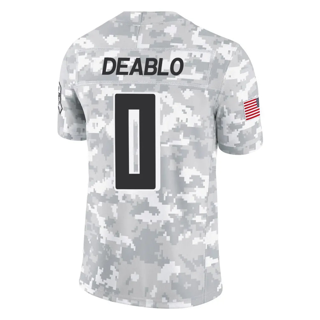 Kooe A.Falcons #0 Divine Deablo Player Camo Salute to Service Limited Stitched Jerseys