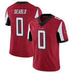 Kooe A.Falcons #0 Divine Deablo Player Red Color Vapor Untouchable Limited Home Game Stitched Jerseys