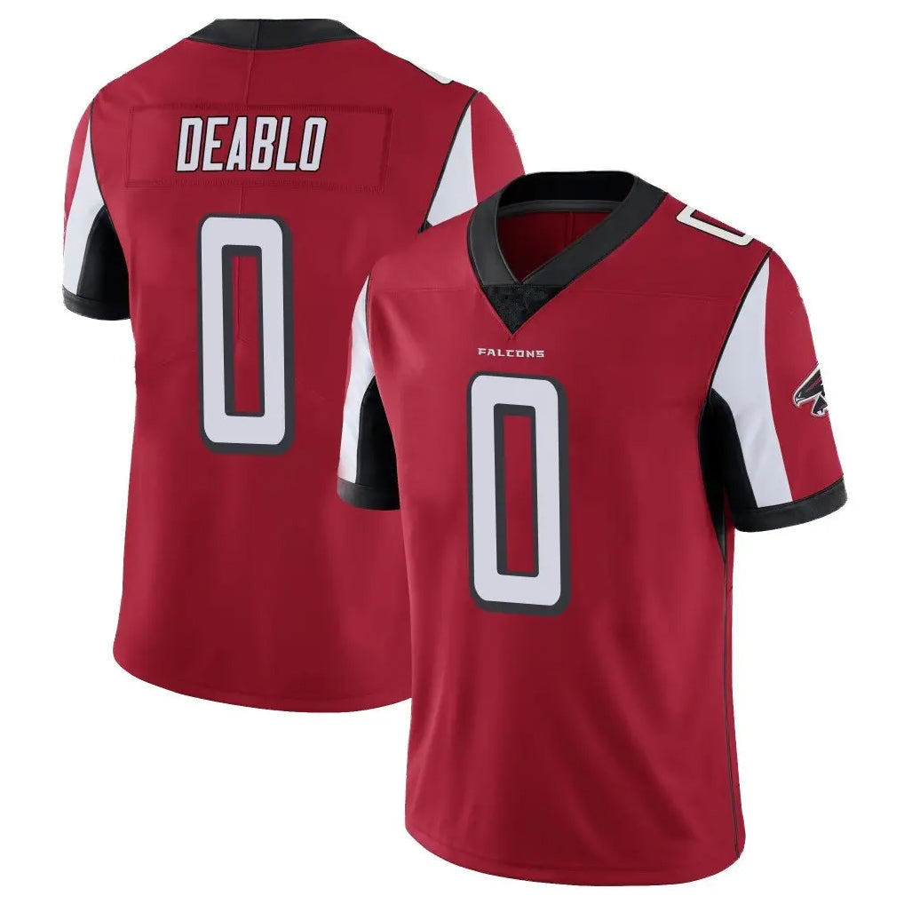Kooe A.Falcons #0 Divine Deablo Player Red Color Vapor Untouchable Limited Home Game Stitched Jerseys