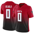 Kooe A.Falcons #0 Divine Deablo Player Red Vapor F.U.S.E. Limited Home Game Stitched Jerseys