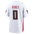 Kooe A.Falcons #0 Divine Deablo Player White Home Game Stitched Jerseys