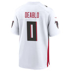 Kooe A.Falcons #0 Divine Deablo Player White Home Game Stitched Jerseys