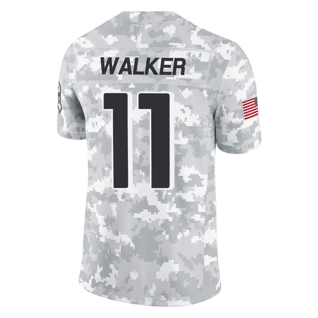 Kooe A.Falcons #11 Jalon Walker Player Arctic Camo Salute to Service Limited Stitched Jerseys