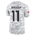 Kooe A.Falcons #11 Jalon Walker Player Arctic Camo Salute to Service Limited Stitched Jerseys