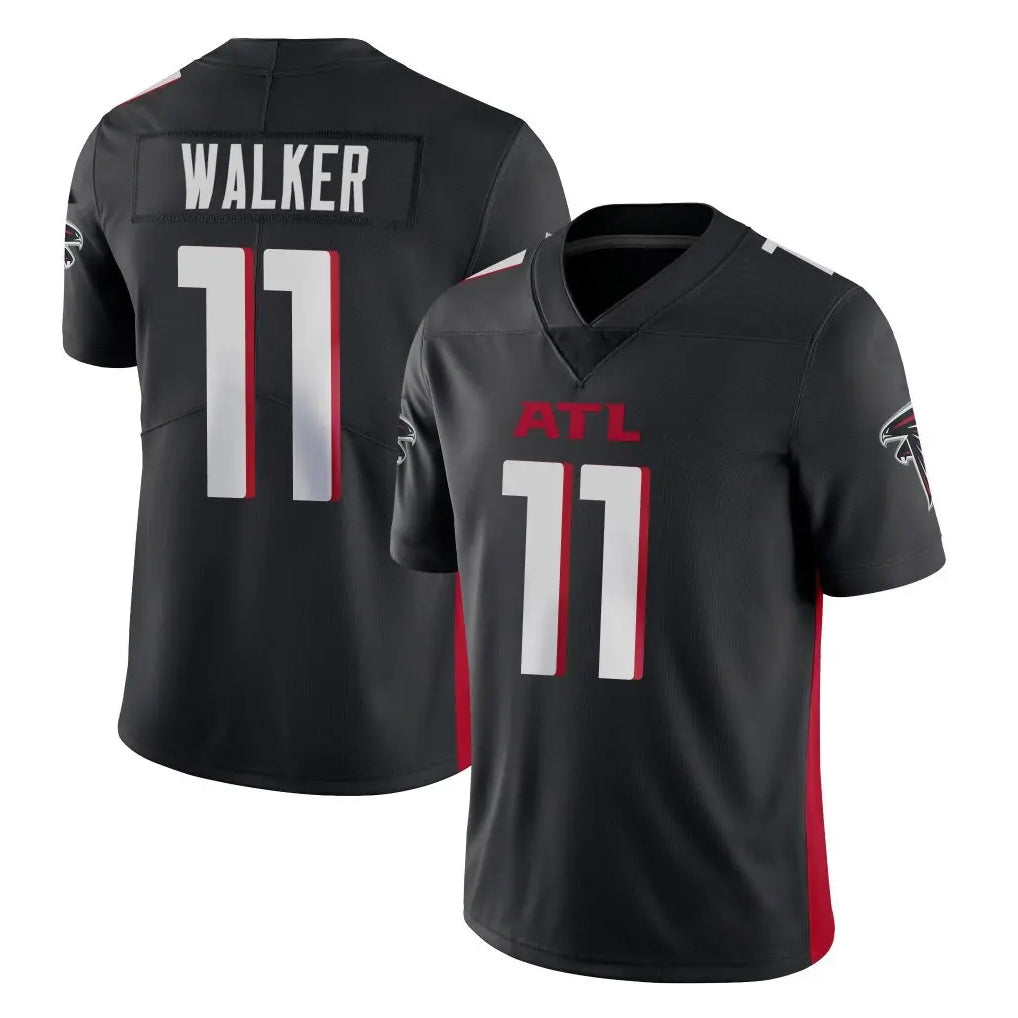 Kooe A.Falcons #11 Jalon Walker Player Black Vapor Untouchable Limited Home Game Stitched Jerseys