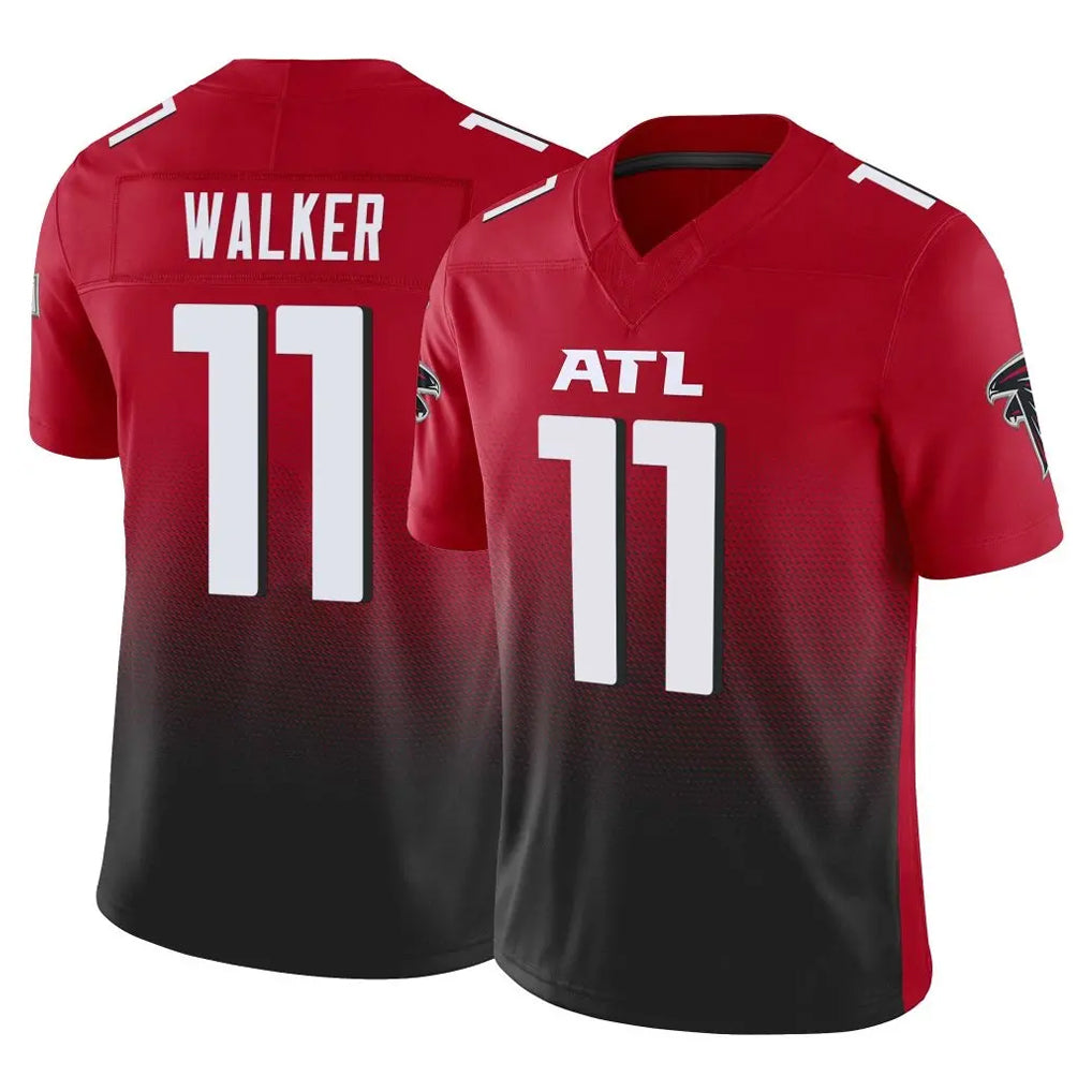 Kooe A.Falcons #11 Jalon Walker Player Red Vapor F.U.S.E. Limited Stitched Jerseys