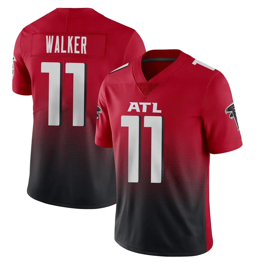 Kooe A.Falcons #11 Jalon Walker Player Red Vapor Untouchable Limited Home Game Stitched Jerseys