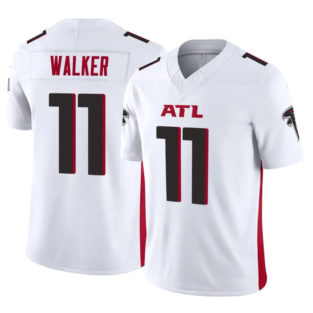 Kooe A.Falcons #11 Jalon Walker Player White Vapor F.U.S.E. Limited Stitched Jerseys