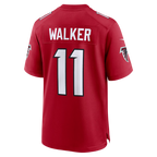 Kooe A.Falcons #11 Jalon Walker Red Game Stitched Jerseys