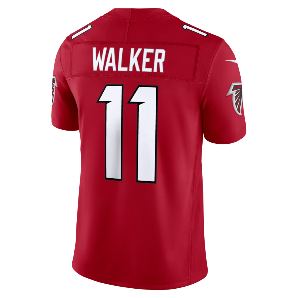 Kooe A.Falcons #11 Jalon Walker Red Team Vapor F.U.S.E. Stitched Limited Jerseys