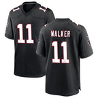 Kooe A.Falcons #11 Jalon Walker Player Black Throwback Game Stitched Jerseys