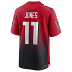 Kooe A.Falcons #11 Jalon Walker Player Red Home Game Stitched Jerseys