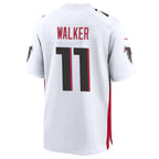 Kooe A.Falcons #11 Jalon Walker Player White Home Game Stitched Jerseys