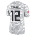 Kooe A.Falcons #12 Avieon Terrell Player Arctic Camo Salute to Service Limited Stitched Jerseys