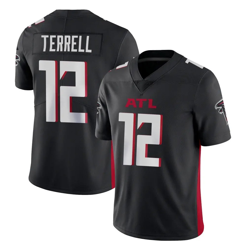 Kooe A.Falcons #12 Avieon Terrell Player Black Vapor Untouchable Limited Home Game Stitched Jerseys
