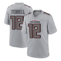 Kooe A.Falcons #12 Avieon Terrell Player Gray Fashion Home Game Stitched Jerseys