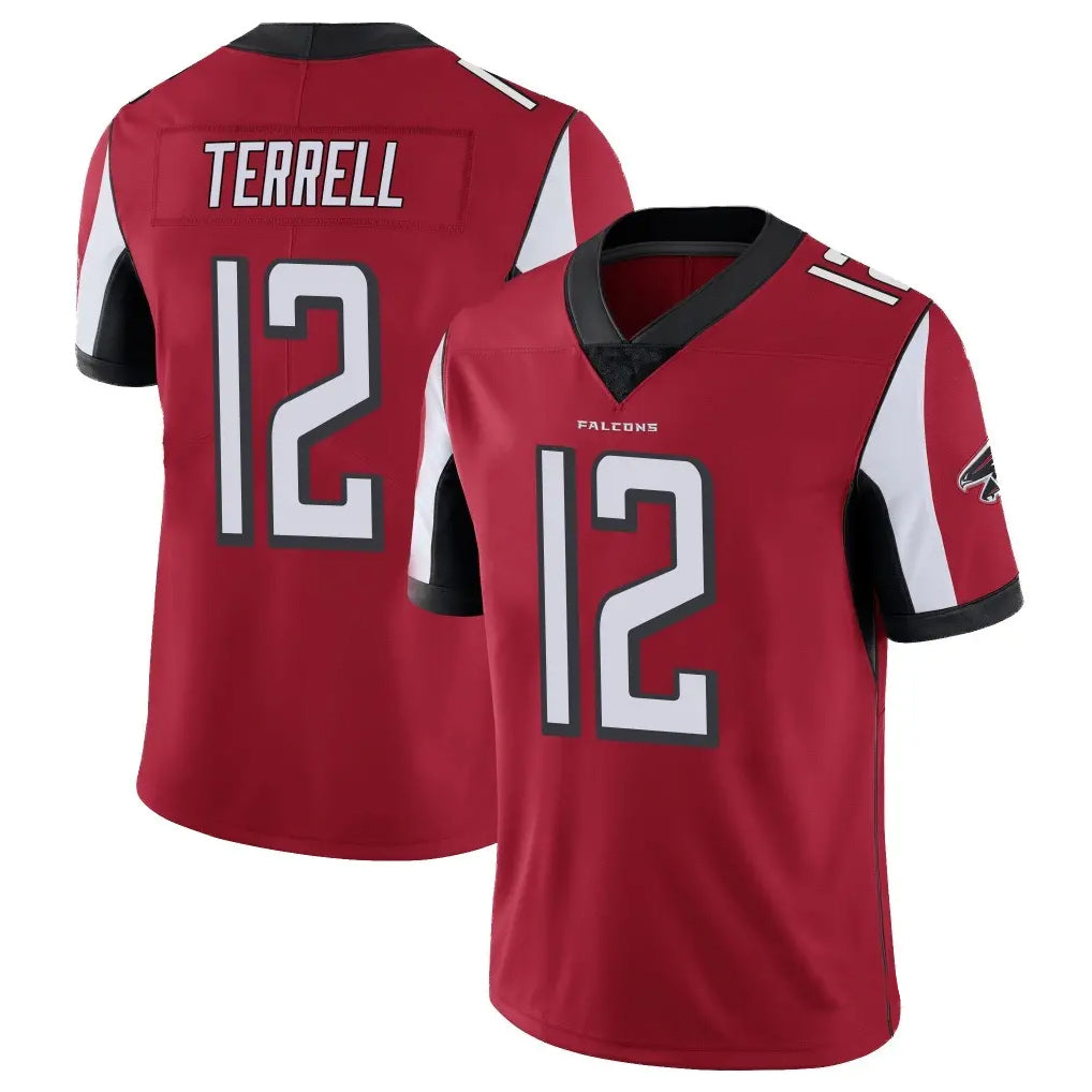Kooe A.Falcons #12 Avieon Terrell Player Red Color Vapor Untouchable Limited Home Game Stitched Jerseys
