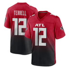 Kooe A.Falcons #12 Avieon Terrell Player Red Home Game Stitched Jerseys