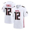 Kooe A.Falcons #12 Avieon Terrell Player White Home Game Stitched Jerseys