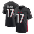 Kooe A.Falcons #17 Zachariah Branch Player Black Home Game Stitched Jerseys
