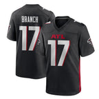 Kooe A.Falcons #17 Zachariah Branch Player Black Home Game Stitched Jerseys