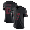 Kooe A.Falcons #17 Zachariah Branch Player Black Impact Limited Game Stitched Jerseys