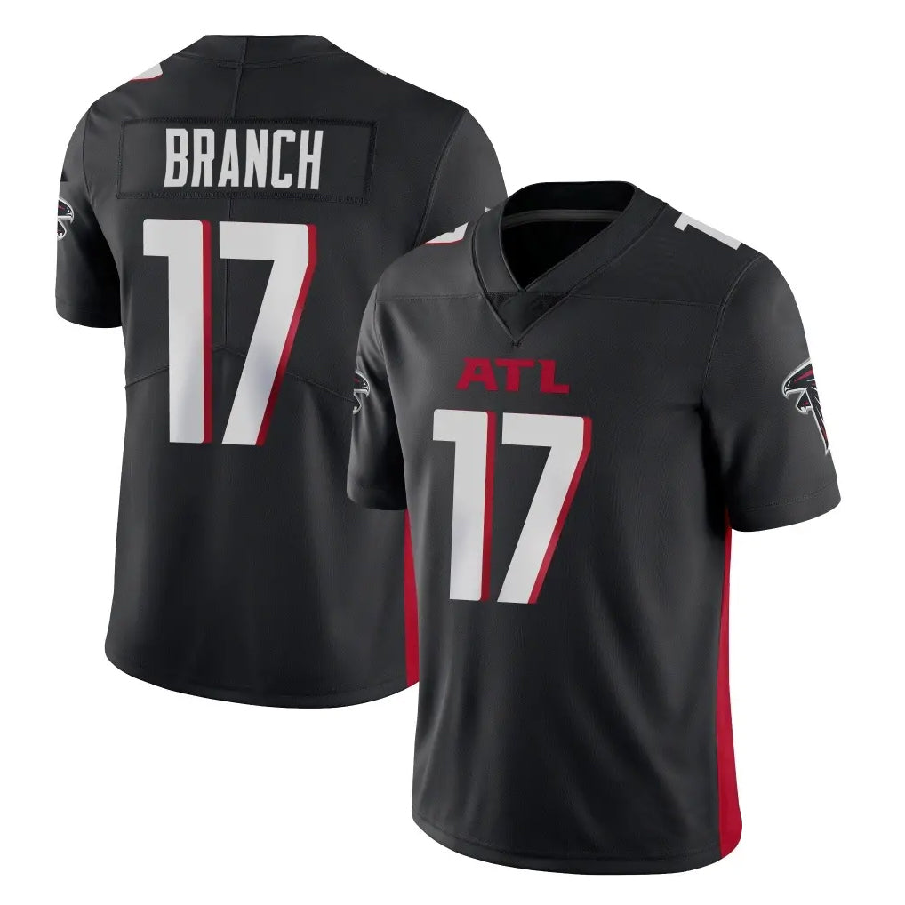 Kooe A.Falcons #17 Zachariah Branch Player Black Vapor Untouchable Limited Home Game Stitched Jerseys