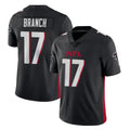 Kooe A.Falcons #17 Zachariah Branch Player Black Vapor Untouchable Limited Home Game Stitched Jerseys