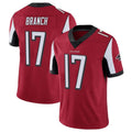 Kooe A.Falcons #17 Zachariah Branch Player Red Color Vapor Untouchable Limited Home Game Stitched Jerseys