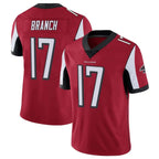 Kooe A.Falcons #17 Zachariah Branch Player Red Color Vapor Untouchable Limited Home Game Stitched Jerseys