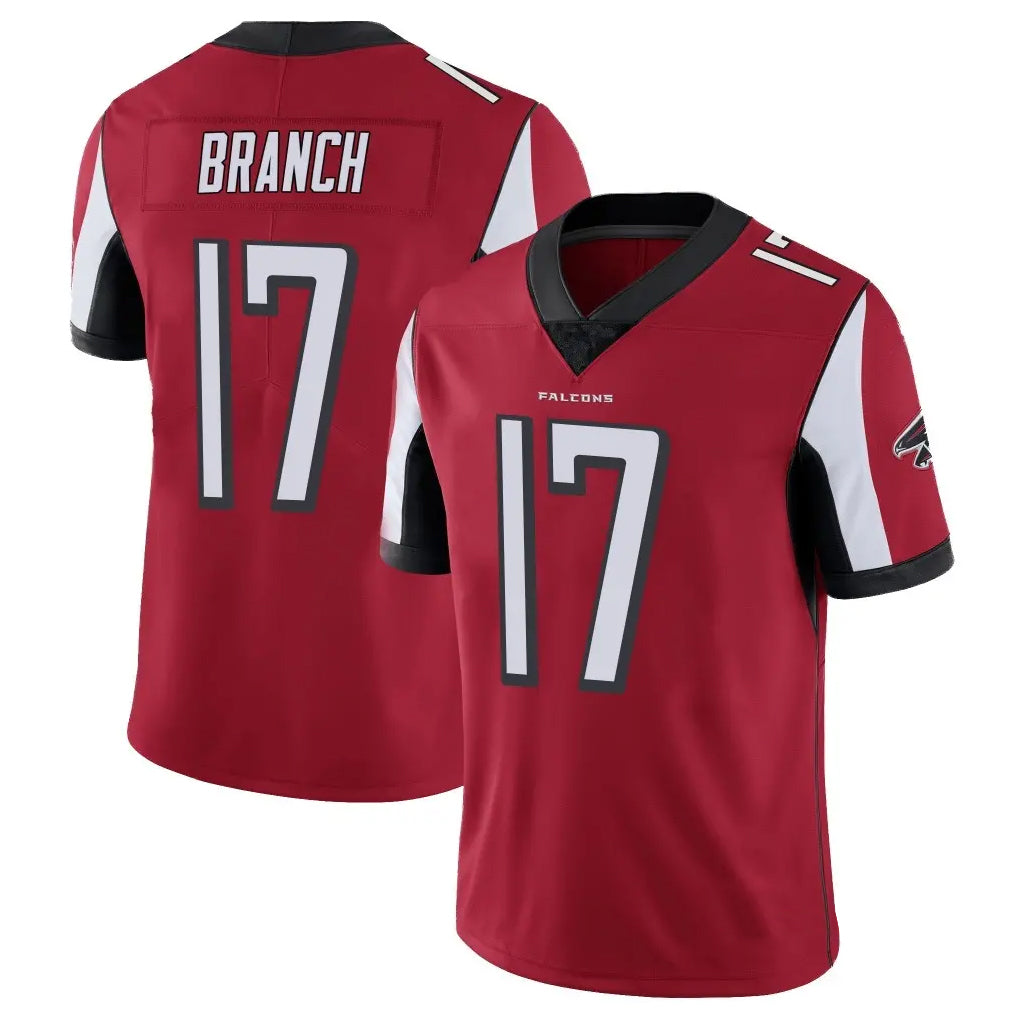Kooe A.Falcons #17 Zachariah Branch Player Red Color Vapor Untouchable Limited Home Game Stitched Jerseys