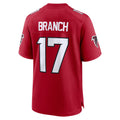 Kooe A.Falcons #17 Zachariah Branch Player Red Home Game Stitched Jerseys