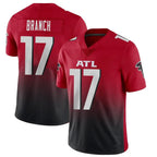 Kooe A.Falcons #17 Zachariah Branch Player Red Vapor Untouchable Limited Home Game Stitched Jerseys