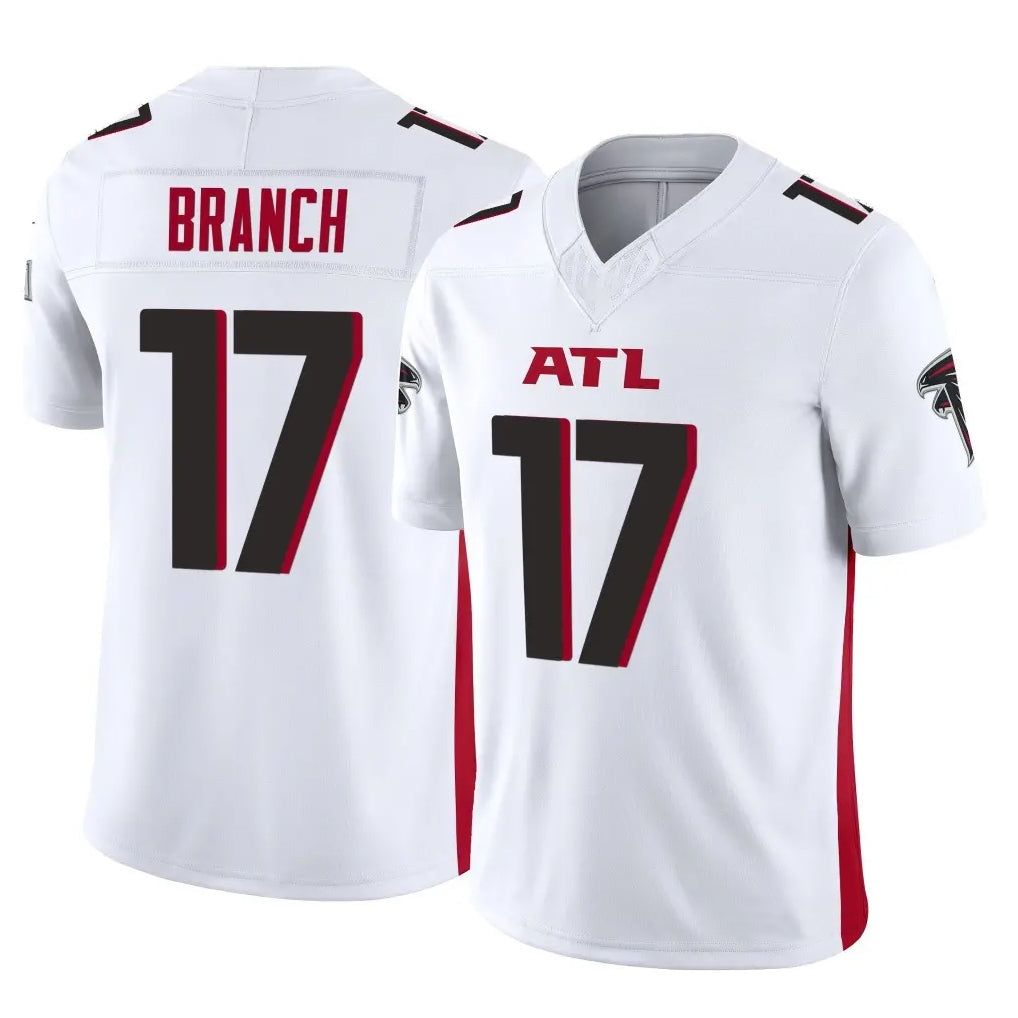 Kooe A.Falcons #17 Zachariah Branch Player White Vapor F.U.S.E. Limited Stitched Jerseys