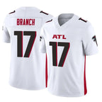 Kooe A.Falcons #17 Zachariah Branch Player White Vapor F.U.S.E. Limited Stitched Jerseys