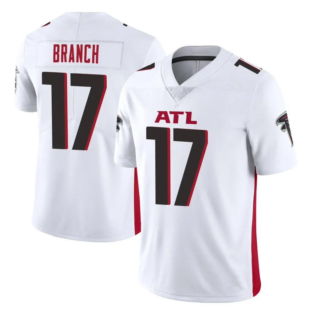 Kooe A.Falcons #17 Zachariah Branch Player White Vapor Untouchable Limited Home Game Stitched Jerseys