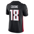 Kooe A.Falcons #18 Kirk Cousins Player Black Vapor F.U.S.E. Limited Stitched Jerseys